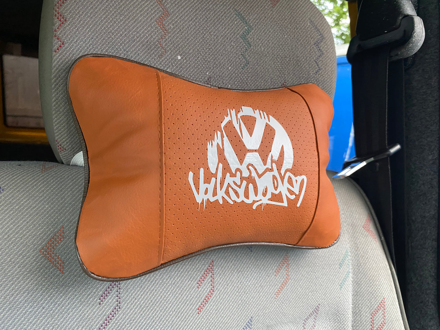 Graffiti VW Volkswagen Headrest Neck Cushions (singles, pairs and sets of three)