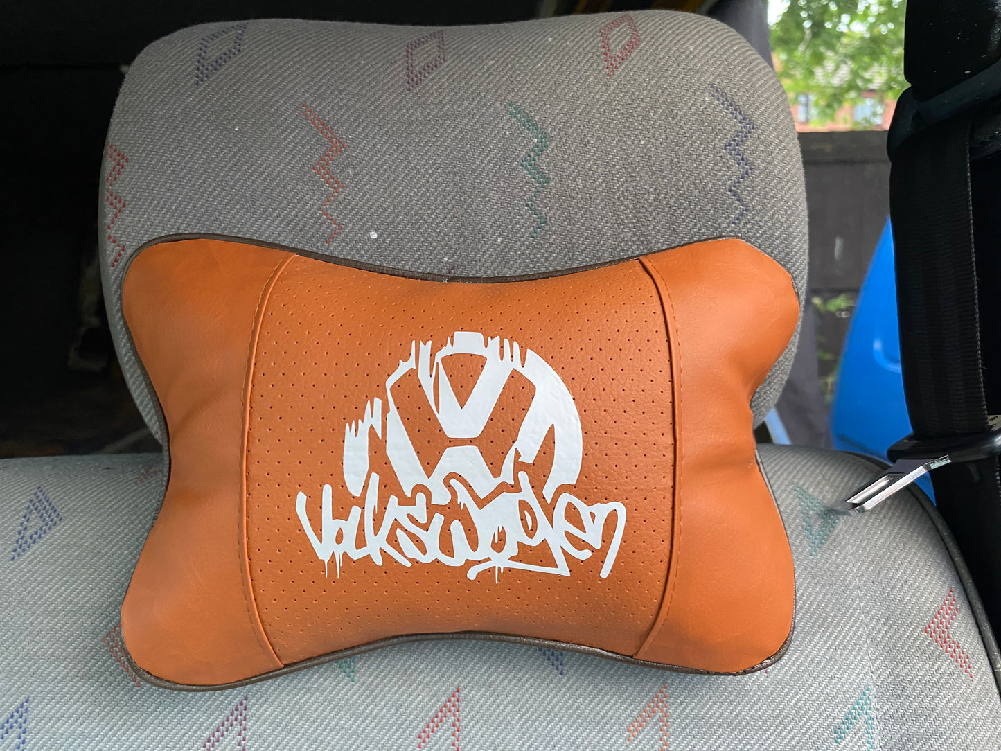 Graffiti VW Volkswagen Headrest Neck Cushions (singles, pairs and sets of three)