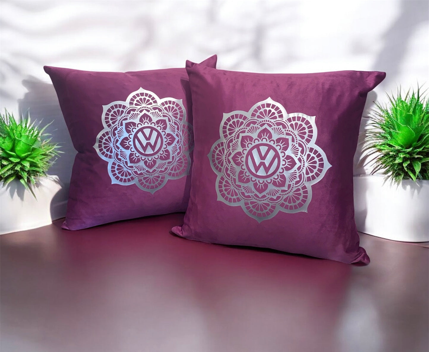 VW Mandela Velvet Touch Cushions x2