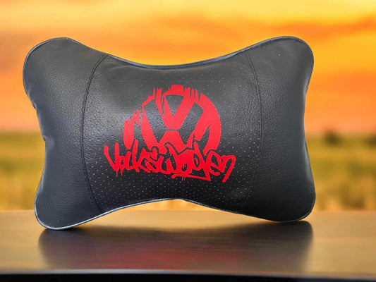 VW Volkswagen Headrest Neck Cushions (Single Pillow)