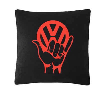 VW Wave Velvet Cushions x2