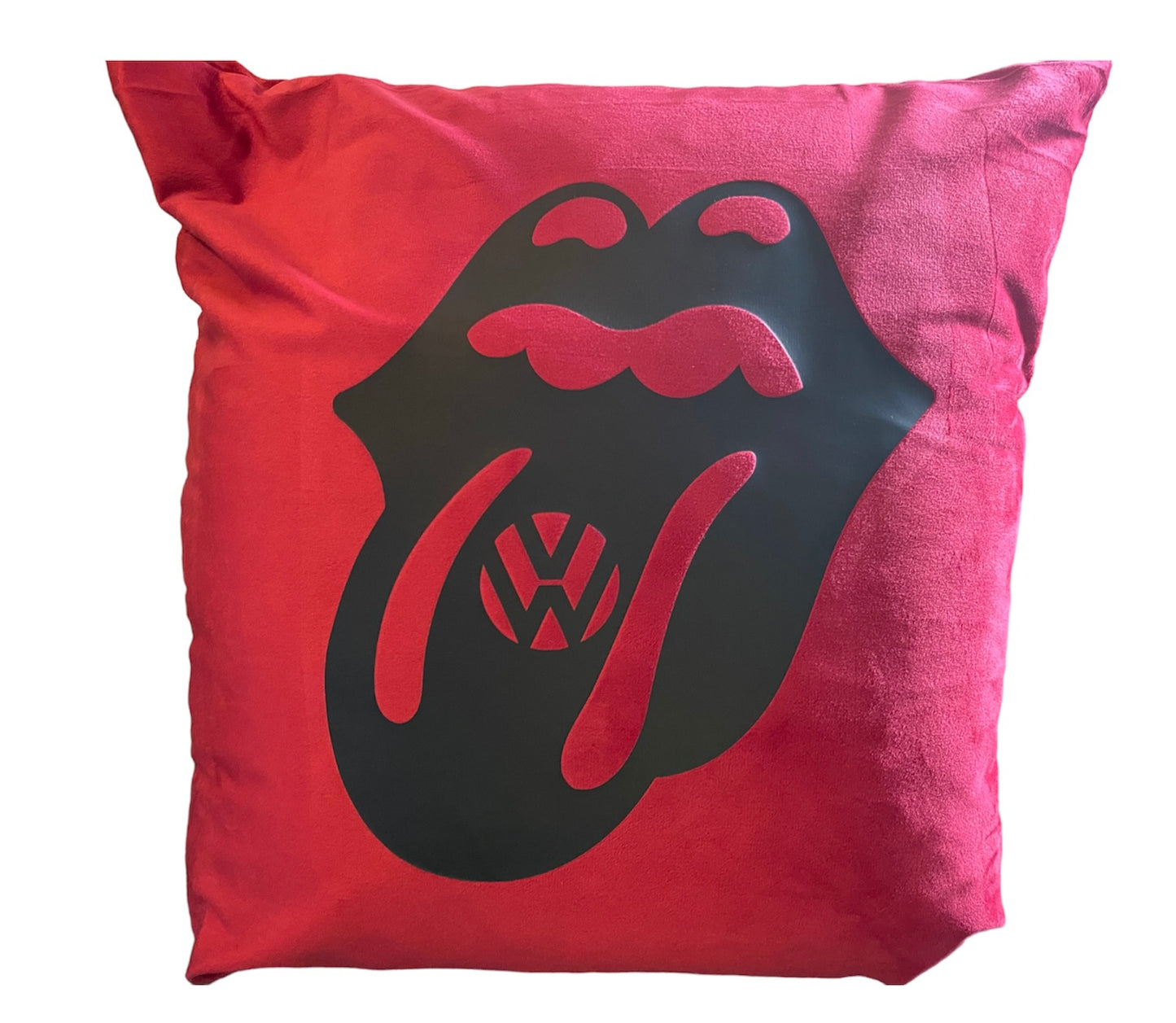 VW Rolling Stones Velvet Cushion x2