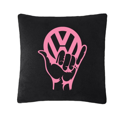 VW Wave Velvet Cushions x2