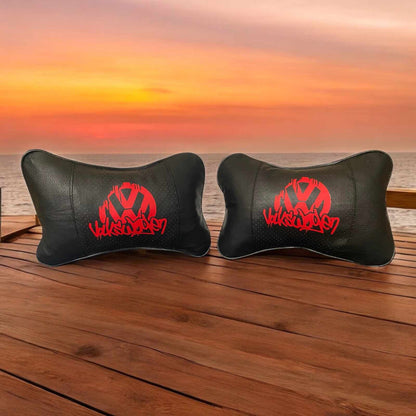 VW Volkswagen Headrest Neck Cushions (Single Pillow)