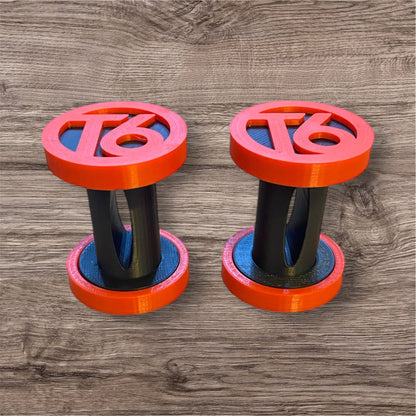 VW Volkswagen (T6 Logo) Pop Top Strap Spools - Pair