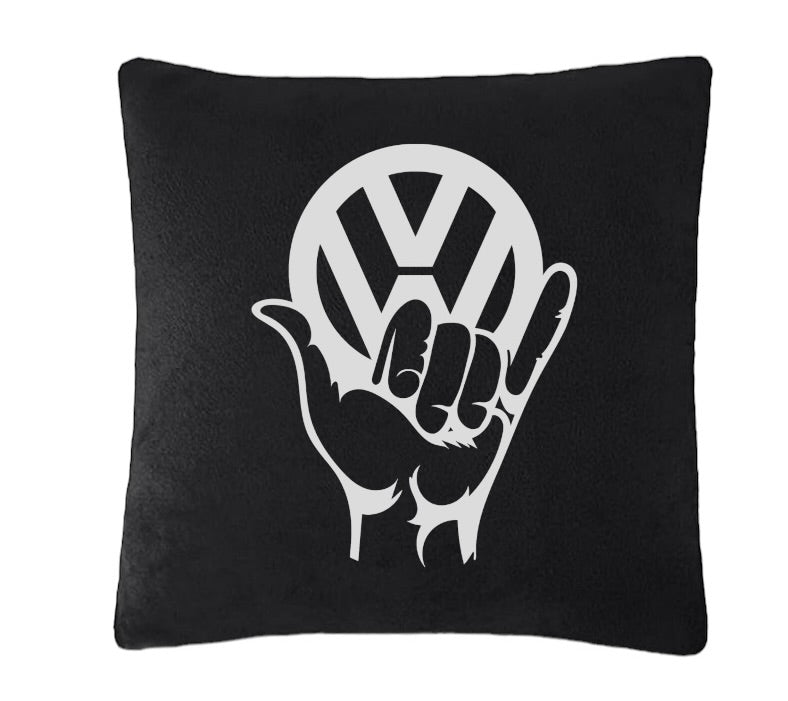 VW Wave Velvet Cushions x2