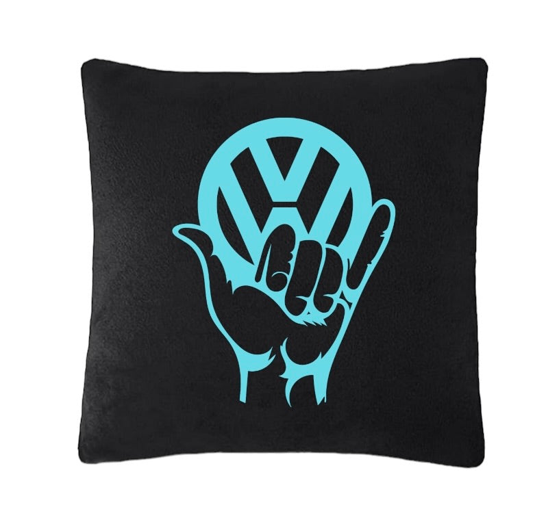 VW Wave Velvet Cushions x2