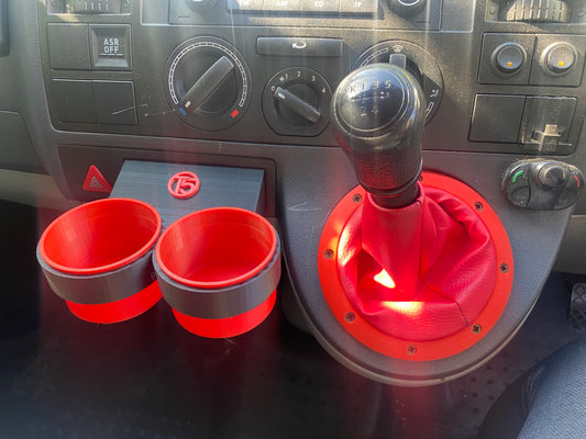 VW T5 Double Cupholder