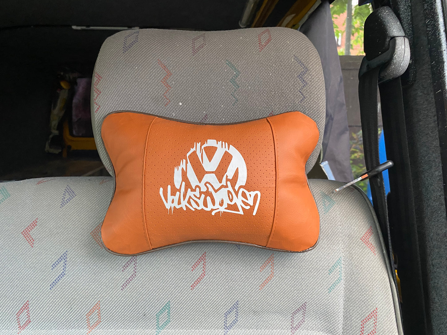 VW Volkswagen Headrest Neck Cushions (Single Pillow)