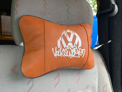 VW Volkswagen Headrest Neck Cushions X2