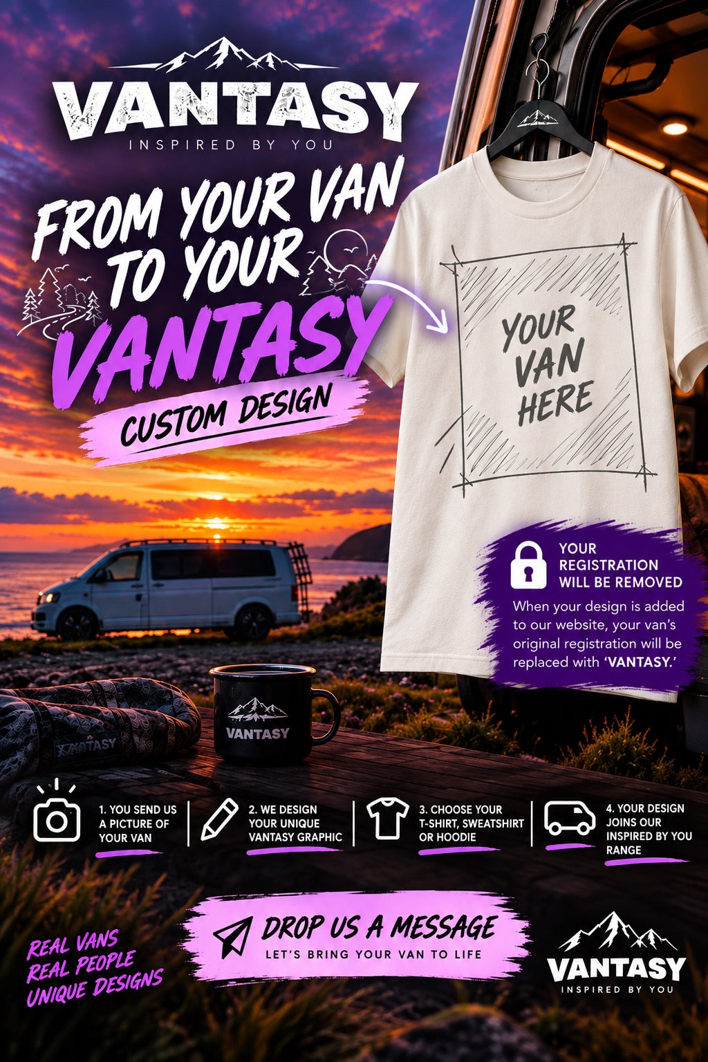 From Your Van To Your VANTASY – Custom Design 🚐