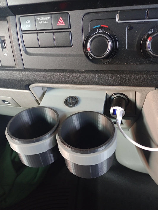 VW T6 Double Cupholder