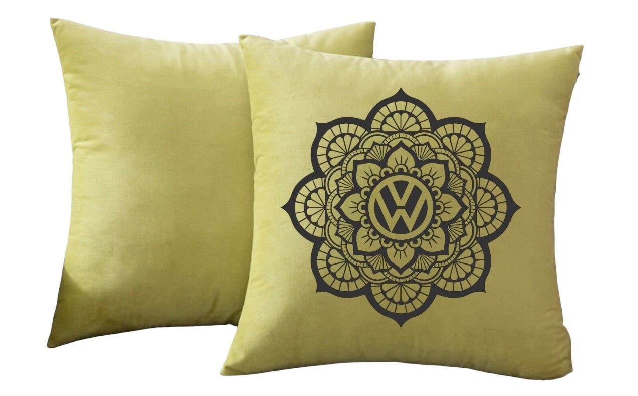 VW Mandela Velvet Touch Cushions x2