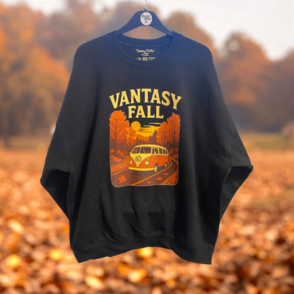 Vantasy Fall Sweatshirt - Black and Red