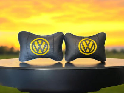 VW Volkswagen Headrest Neck Cushions X2