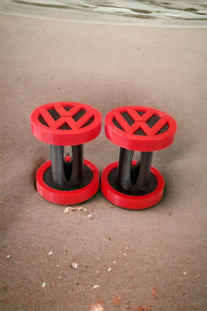 VW Volkswagen Campervan Pop Top Strap Spools (Pair)