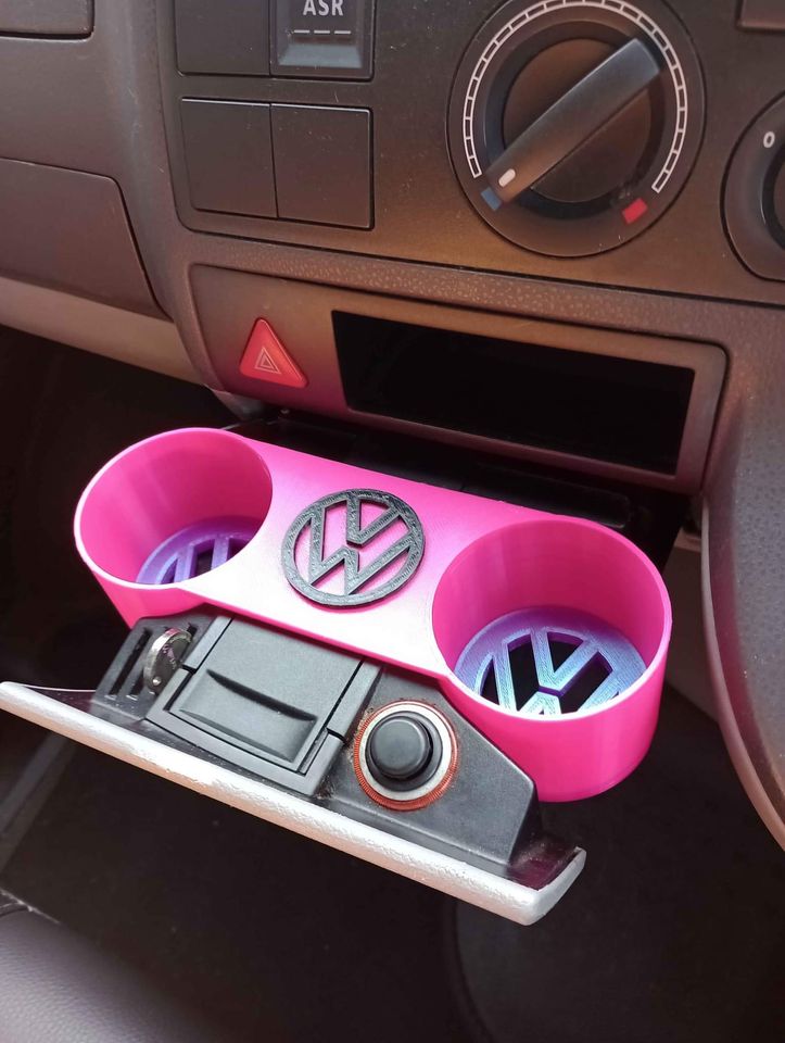 Vw t5 store cup holder repair